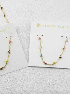Kendra Scott Enamel Necklace & Bracelet